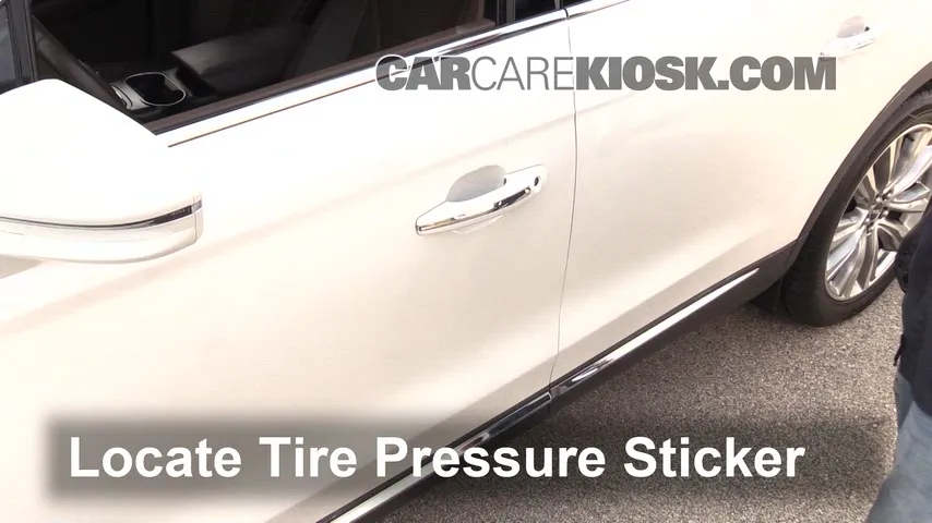 2016 Lincoln MKX Reserve 2.7L V6 Turbo Tires & Wheels Check Tire Pressure